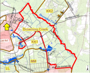 Mott Lake Depth Chart